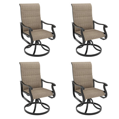 Derrald Outdoor Dining Armchair(Set of 4) by Charlton Home