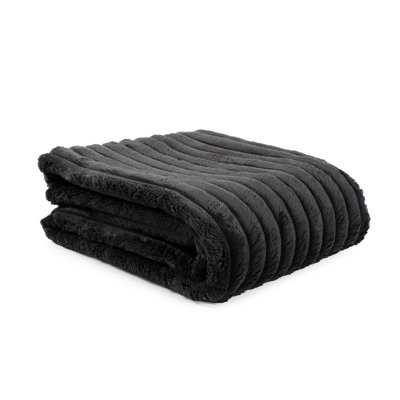 Jeté Shar Pei noir