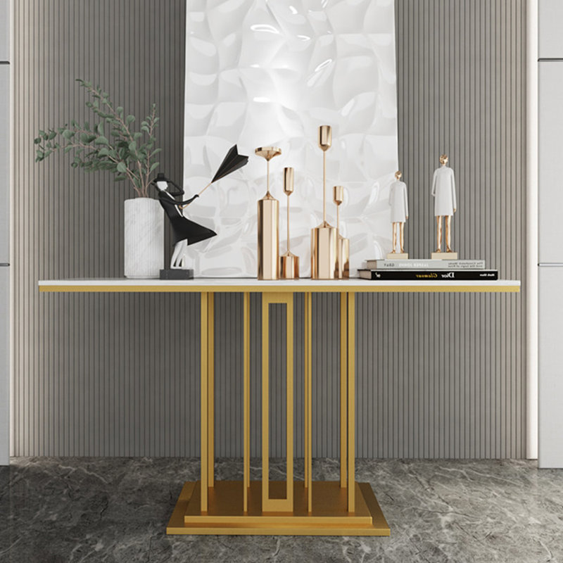 Console moderne simple et luxueuse, H 31,5 po x l 63 po x P 11,8 po