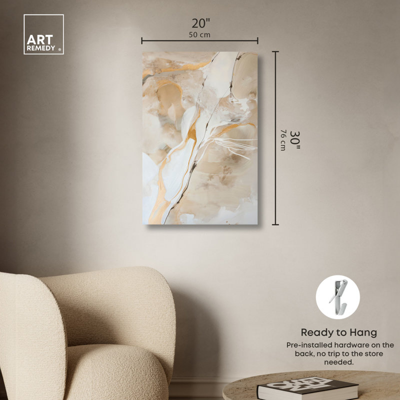 «Mystic Reverie» par Hokku Designs, H 30 po x l 20 po, Toile tendue
