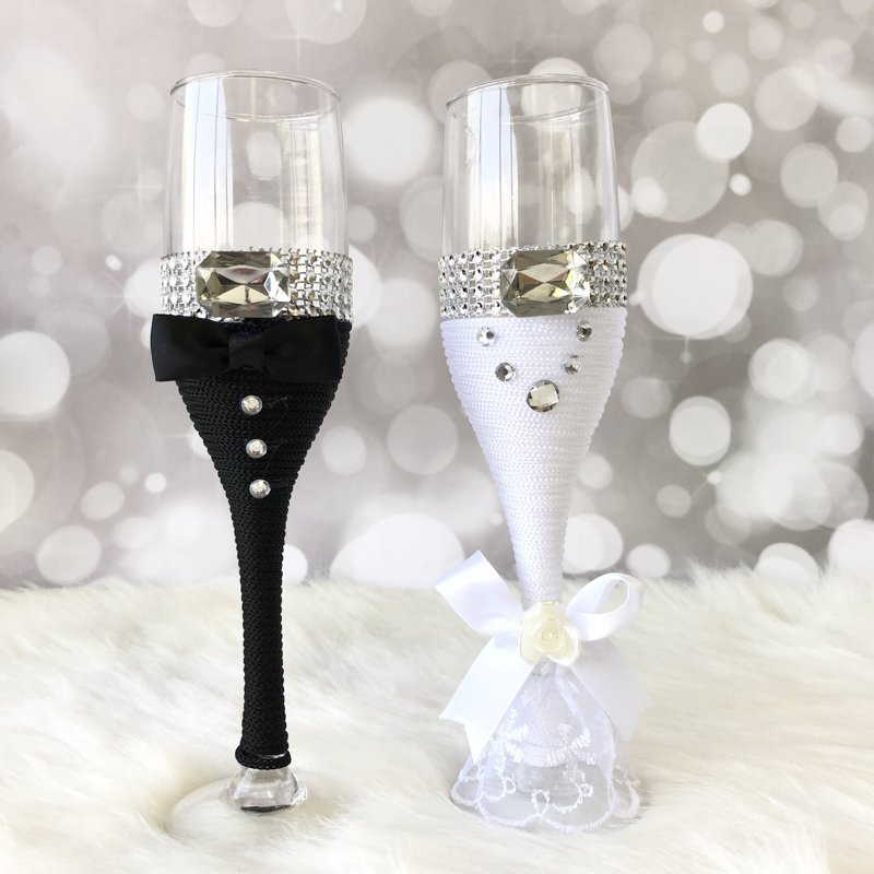 Harworth 7oz. Flute Set, Black