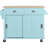 Buccigross 52.2'' Wide Rolling,with Rubber wood Drop-Leaf Countertop, Concealed sliding barn door adjustable height,Kitchen Island on 4 Wheels with Storage Cabinet and 2 Drawers,island,coffee cart-1580278982-1598496438