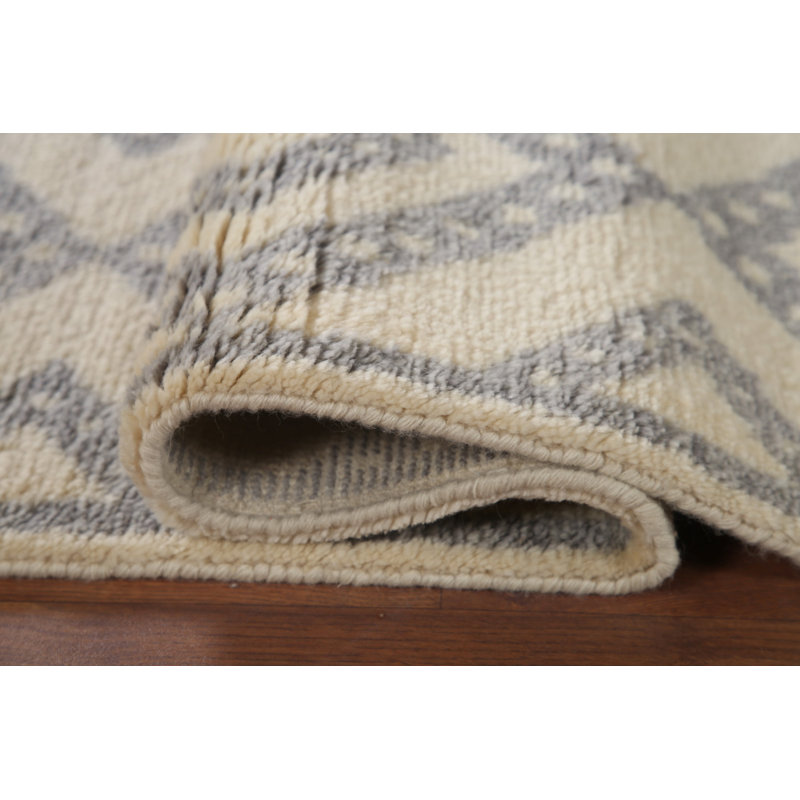 Tapis géométrique indien 5 x 8