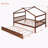 Saunderton Wooden House Bed with Trundle-298050781-298050780