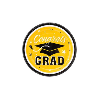Nguyen Disposable Paper Graduation Dessert Plate