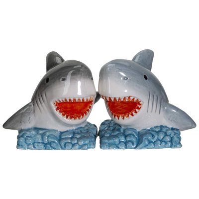 Ensemble d’agitateur pour le sel et le poivre du requin du pacifique