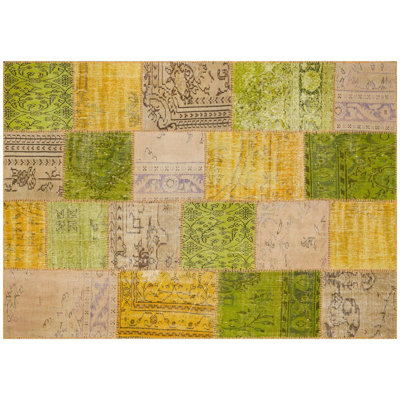 Tapis jaune moderne Modern