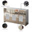 Buffet en miroir avec vase