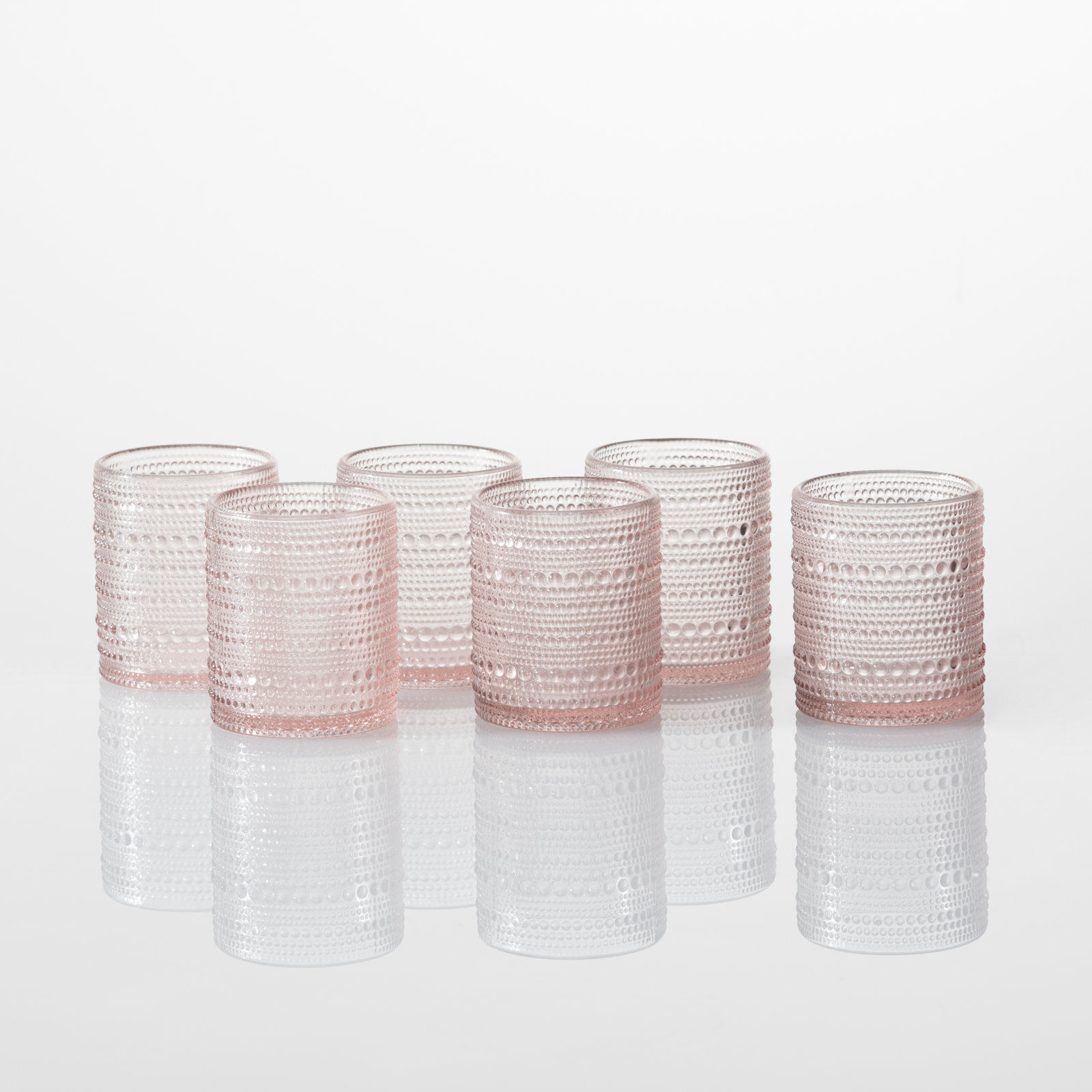 Jupiter Drinking Glass, Pink, 10 oz.