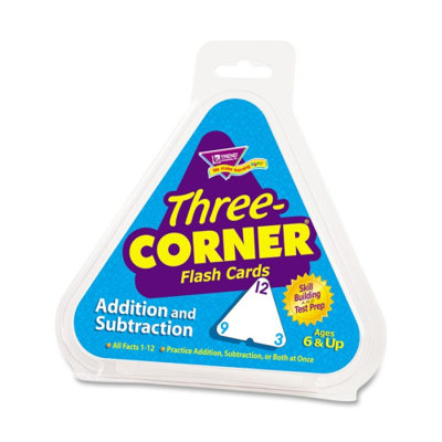 3 Corner Addition and Subtraction Flash Cards