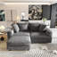 Canapé 4 places, canapé rembourré moderne et confortable, canapé Cloud-1943797002