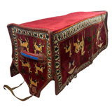 Antique Persian shiraz Mafrash Cargo Bag 1'4''' x 4'