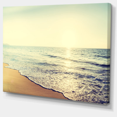 " Bright Seashore During Sunset "