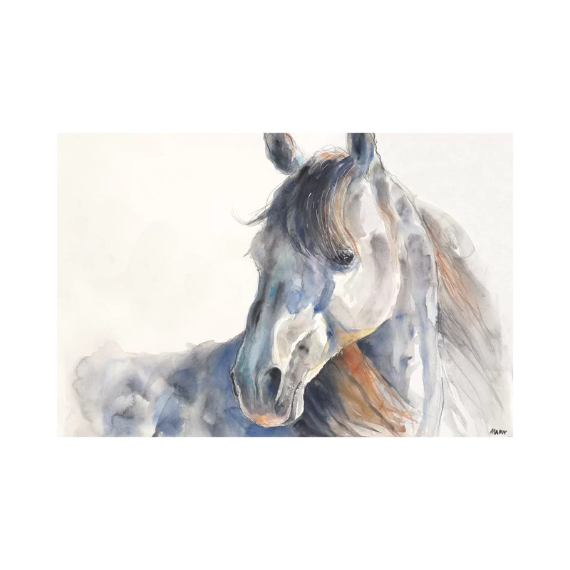 Looking Back by Patti Mann - Wrapped Canvas Painting, 101.6 cm H x 66.04 cm W x 1.91 cm D