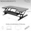 Convertisseur de bureau électrique debout 42 "VIVO (série DESK-V000VLE)-93577216