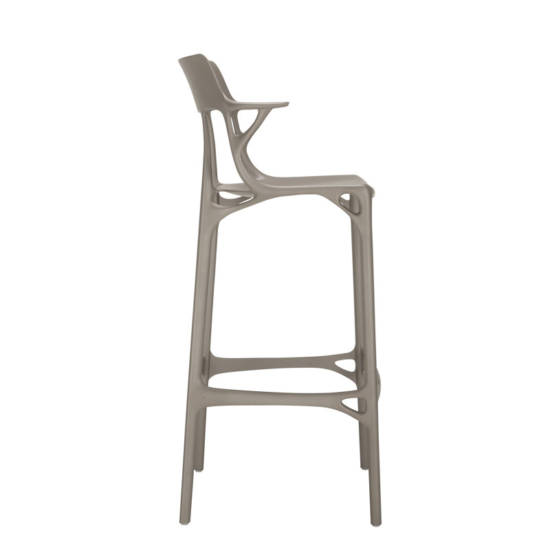 A.I. Outdoor Bar Stool, Bar, Gray