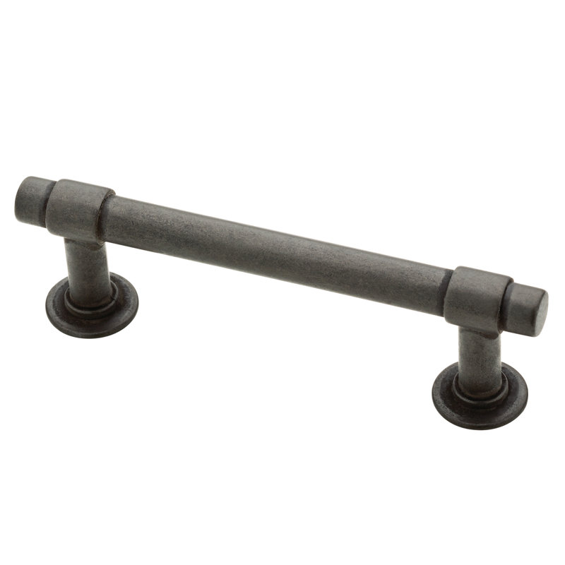 Poignée barre 3 po Francisco, Argent héritage, 3"