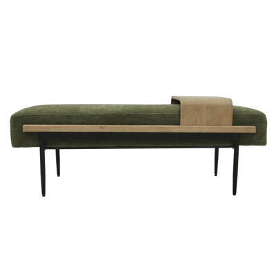 Perry Cocktail Ottoman With Slide Tray