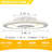 LED Indoor Flush Mount Ceiling Light Fixture With Motion Sensor, 4000K 18W, White Finish, White Frosted Shade