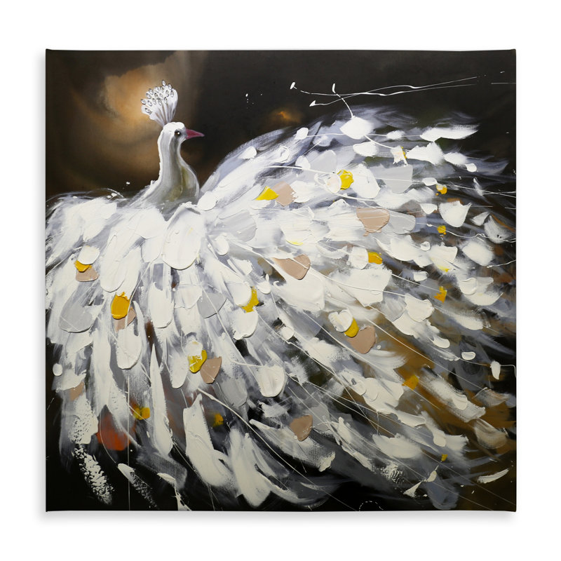 Abstract Peacock Brown Feathers Tablecloth | Indoor Outdoor Decor