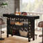 Unité de bar 63 po Modern Black