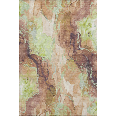 Premium Machine Washable Verlin AMF1785 Abstract Rug