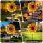 Water Resistant and UV Resistant Glass and Iron Landscape & Nature Garden Accents Accessories