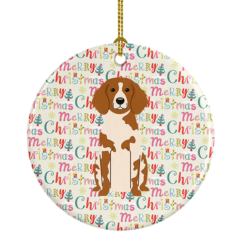 Ornement suspendu Merry Christmas