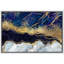 «Black Gold Marble Slice Agate Abstract Landscape Shapes Modern», reproduction d'art sur toile-93589619-93589617