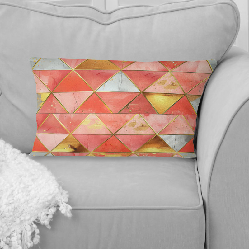 Coussin Bubblegum Triangle Glam I - Glam