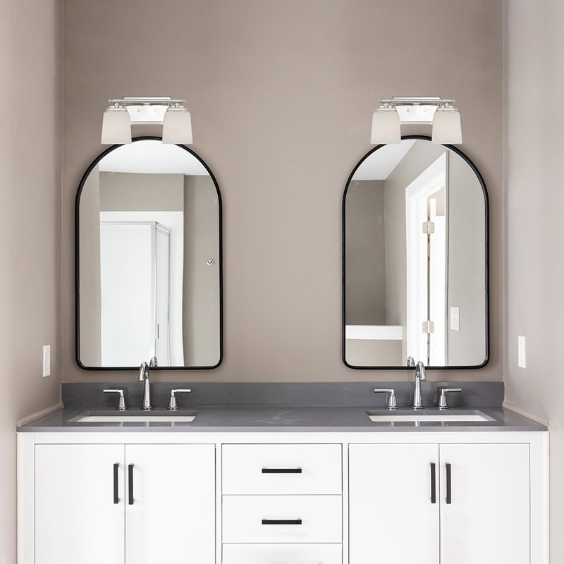 Éclairage pour meuble-lavabo à intensité variable Figuero, Deux lumières