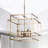 Worton 18" W Dimmable Modern Kitchen Island Square Chandelier-1515862776