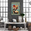 «Larresha Woman I Garden I Drink 2», impression sur toile-2004536522