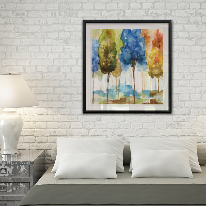 Magical Forest II - reproduction, H 30,5 po x l 30,5 po x P 1,5 po