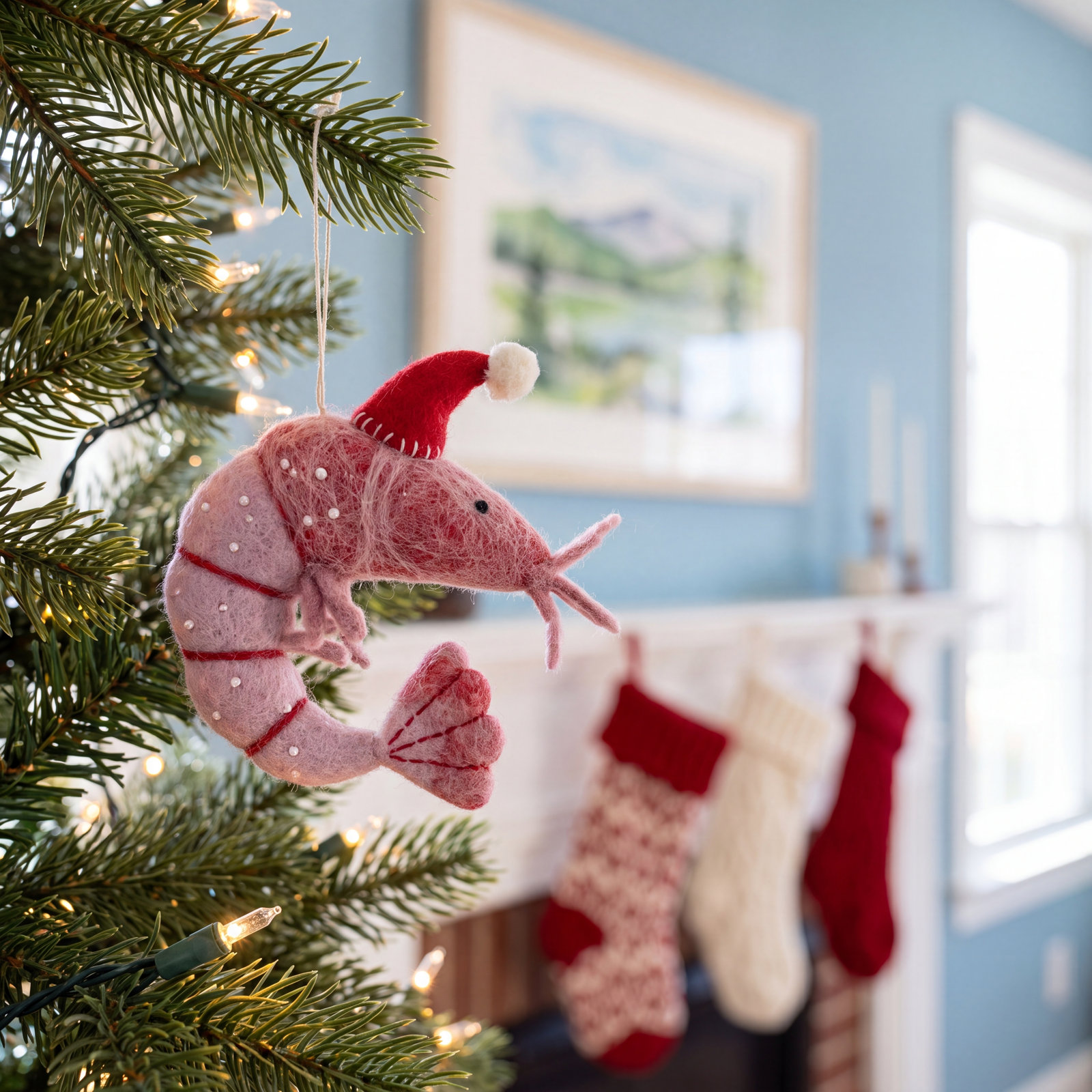 Nantucket Christmas Ornament 5"x 4"x 1.5"