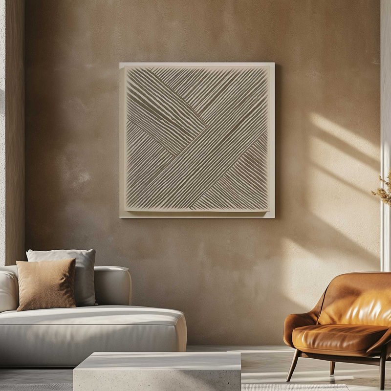 Impression sur toile Modern Modern Illusion III, Toile tendue, H 12 po x l 12 po x P 1,25 po