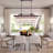 6-light Dimmable Kitchen Island Chandelier