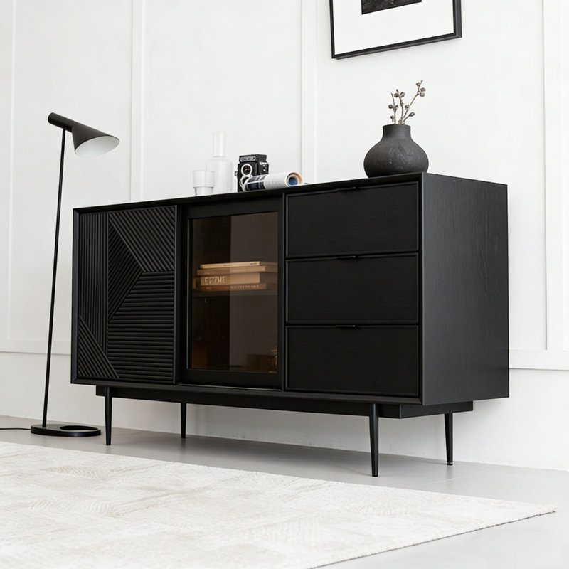 Buffet de style rétro de haute qualité, Black