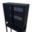 Étagère de rangement de toilette noire peu encombrante, tablette de rangement au-dessus de la toilette pour la salle de bain, armoire de rangement autoportante en métal pour la salle de lavage, étagères de rangement indépendantes pour la salle de bain
