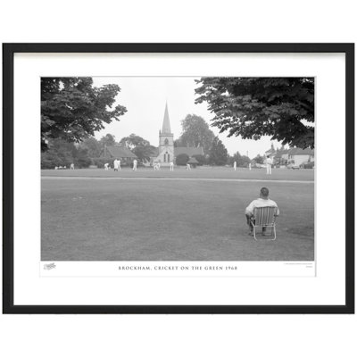 Brockham, Cricket On The Green 1968 by Francis Frith - Single Picture Frame Print