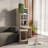 Melo 120 cm Modern Bookcase with 3-Piece Nesting Table Set-1149001597