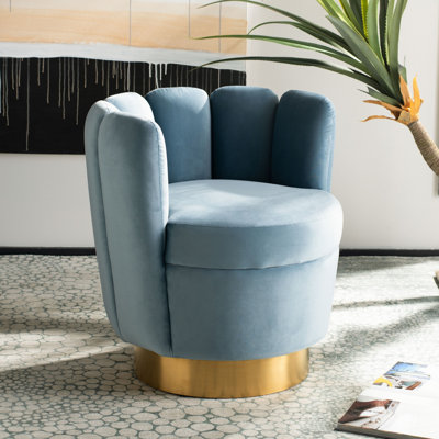 Skye Velvet Barrel Chair