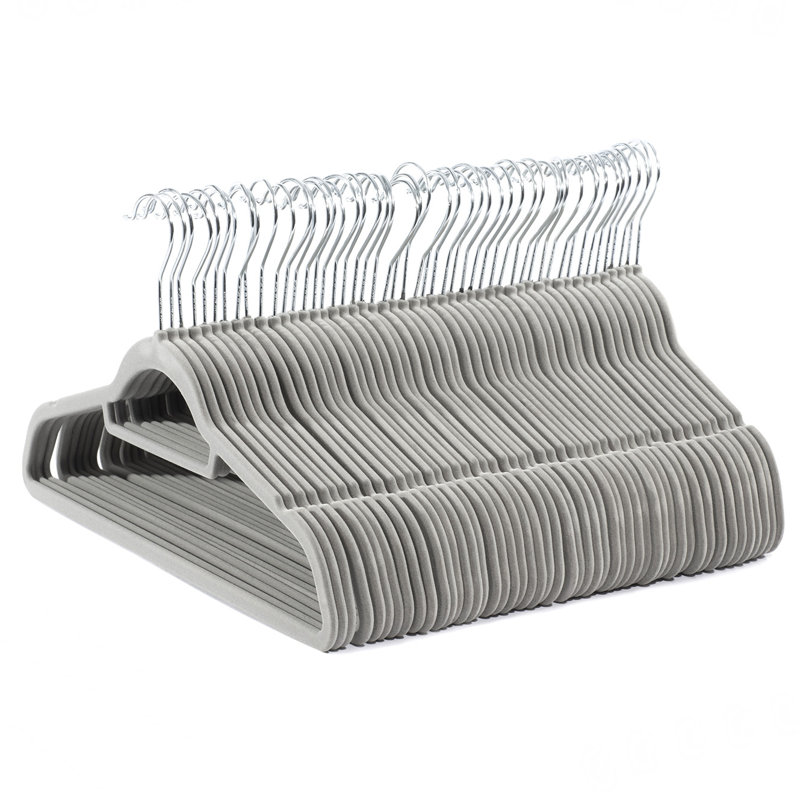 Non-Slip Standard Hanger, Grey