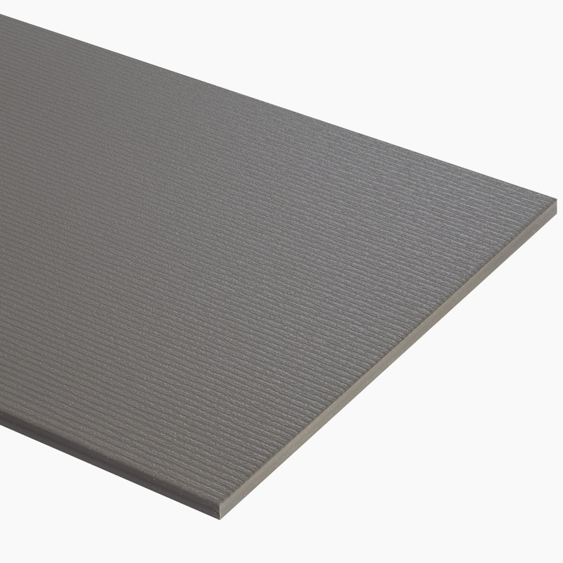 True Story Textured 12'' W x 24'' L Porcelain Throughbody Singular Tile, Steel