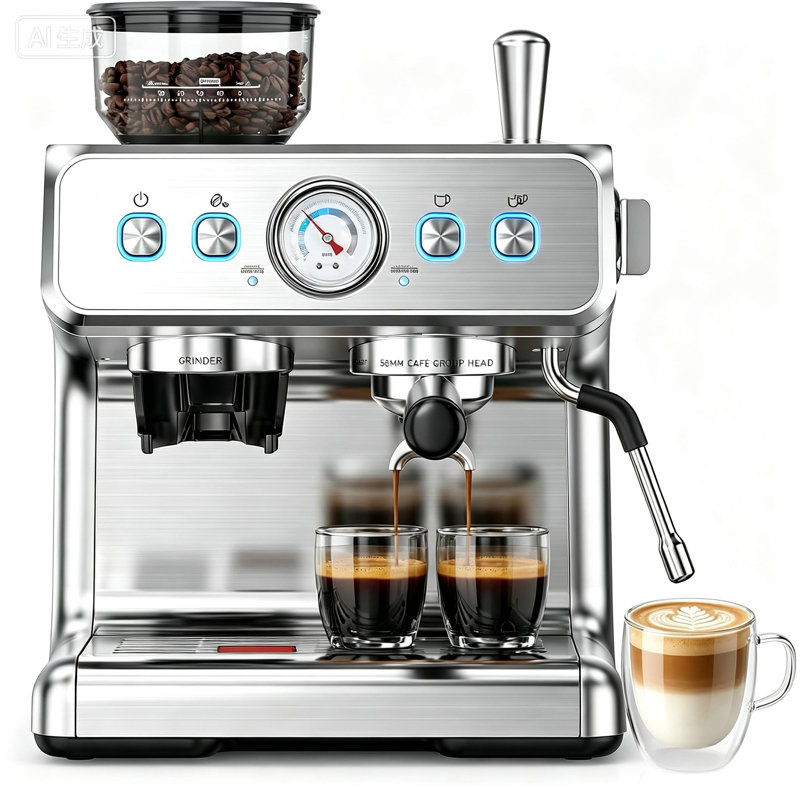 COWSAR Professional 20 Bar Espresso Machine with Milk Frother and Steam Wand, Coffee Maker for Latte, Cappuccino.