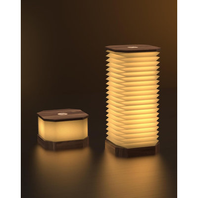 Warm Light Vertical Accordion Lamp