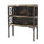 Indochine Solid Wood Lighted Display Stand