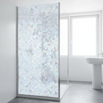 Privacy Protection Electrostatic Glass Film Bathroom Window Door Glass Sticker Adhesive-Free Privacy Protection Opaque Sticker For Home Privacy Decoration