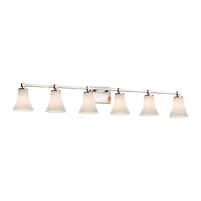 Arkham 6 - Light Dimmable Vanity Light, Brushed Nickel