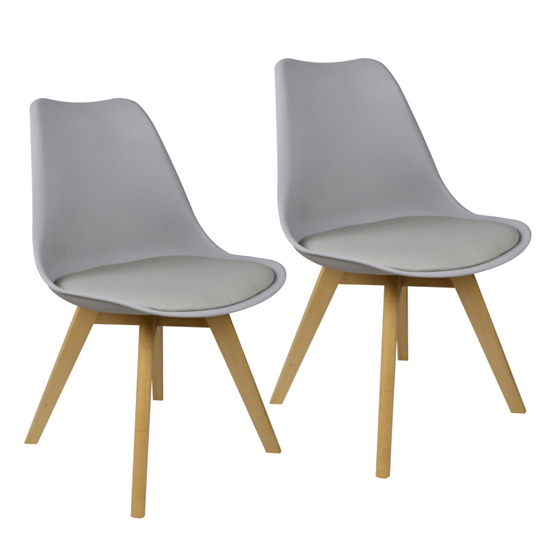 Elmsall Upholstered Dining Chair, Grey